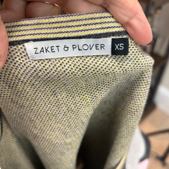 Zaket & Plover Sweater "Magic Dot" in the dark gray combo XS Oversixed - Picture 5 of 7